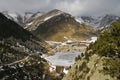 Vall de Nuria in winter Royalty Free Stock Photo