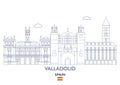 Valladolid Linear City Skyline, Spain