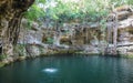 VALLADOLID, MEXICO, MEXICO - May 31, 2019: Cenote X\'Canche near Ek Balam