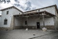 Valladolid, rural church porch Royalty Free Stock Photo