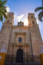 Valladolid San Gervasio church of Yucatan Royalty Free Stock Photo