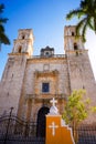 Valladolid San Gervasio church of Yucatan Royalty Free Stock Photo