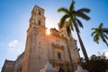 Valladolid San Gervasio church of Yucatan Royalty Free Stock Photo