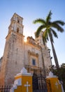 Valladolid San Gervasio church of Yucatan Royalty Free Stock Photo