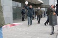 Valladolid, Spain; 02-03-2021. Protests by hoteliers and restaurateurs over measures against the COVID-19