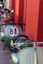 Valladolid, SPAIN , September 10, 2022, Classic motorcycles meeting