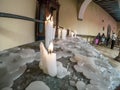 Valladolid, YucatÃÂ¡n Mexico - February 11th 2019: Interior of the Monastery of San Bernardine of Siena, founded by the Franciscan