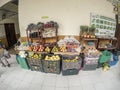 Valladolid, YucatÃÂ¡n Mexico - February 11th 2019: Mexican market of fruits and vegetables, In the municipal market of Valladolid