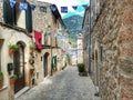 Valldemossa Mallorca old city walkway Majorca Royalty Free Stock Photo