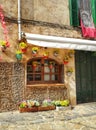 Valldemossa Mallorca old city walkway Royalty Free Stock Photo