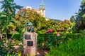 Statue of Frederic Chopin a Polish composer and virtuoso pianist, Valldemossa, Spain Royalty Free Stock Photo