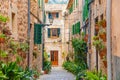 Valldemossa old mediterranean village, landmark of Majorca, Spain Royalty Free Stock Photo