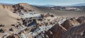 Valle de la Luna Moon Valley in Atacama Desert near San Pedro de Atacama, Antofagasta - Chile Royalty Free Stock Photo