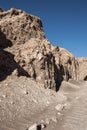 Valle de la Luna Moon Valley in Atacama Desert near San Pedro de Atacama, Antofagasta - Chile Royalty Free Stock Photo