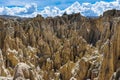 Valle de la Luna near La Paz, Bolivia Royalty Free Stock Photo