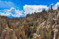 Valle de la Luna near La Paz, Bolivia Royalty Free Stock Photo