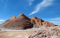 Valle de la Luna in San Pedro de Atacama Royalty Free Stock Photo