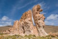 Valle de rocas rock formations, Altiplano Bolivia Royalty Free Stock Photo