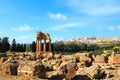 Valle dei Templi, Agrigento, Sicily Royalty Free Stock Photo