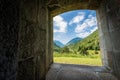 Valle del Chiese view from the Forte Larino - Trentino Alto Adige Italy Royalty Free Stock Photo