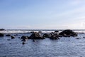 Valle Gran Rey - Panoramic sea view from beach Playa Charco del Conde in Valle Gran Rey, La Gomera