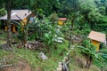 VALLE HORNITO, PANAMA - MAY 23, 2016: View of Lost and Found Jungle Hostel in Pana