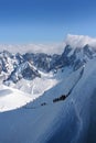 Vallee Blanche, Chamonix Royalty Free Stock Photo