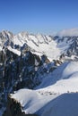 Vallee Blanche, Chamonix Royalty Free Stock Photo