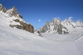 Vallee Blanche, Chamonix Royalty Free Stock Photo