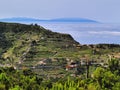 Vallehermoso on Gomera Royalty Free Stock Photo