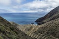 Vallehermoso, La Gomera. Volcanic mountains on a Canarian island