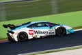 Vallelunga, Italy, november 14-18th, Lamborghini World Final 2018. Fast car in action during the race blurred motion background