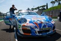 Vallelunga, Italy september 14 2019. Porsche 997 car on racing grid