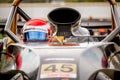 Vallelunga, Italy september 24 2017. Prototype racing car driver