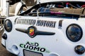 Fiat 500 racing italian classic front with Abarth logo motorsport car competition