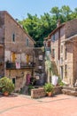 Scenic sight in the village of Vallerano, Province of Viterbo, Lazio, Italy. Royalty Free Stock Photo