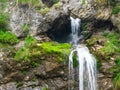 Vallesinella waterfall in Trentino alto Adige, Italy
