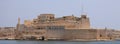 Valleta waterfront fort in malta Royalty Free Stock Photo