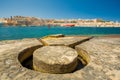 Valletta bay and waterfront view from Birgu