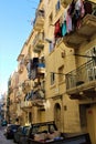 Malta - January 2023 - Narrow streets in Valetta Royalty Free Stock Photo
