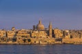 Valletta, Malta - The famous St.Paul`s Cathedral and the ancient