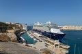 Mein Schiff Tourist Cruise Ship in Harboured in Malta Landscape Orientation Royalty Free Stock Photo