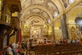 Interiour of the beautiful catholic church Saint John in Valletta