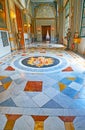 The mosaic floor of Grandmastr`s Palace, Valletta, Malta