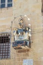 Valletta, Malta - May 9, 2017: Niche of the Madonna of Pompei. Royalty Free Stock Photo