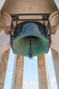 Valletta, Malta - May 9, 2017: The Siege Bell War Memorial designed by Michael Sandle and erected in 1992.