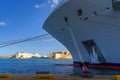 VALLETTA, MALTA - NOV 12, 2018 - MSC Seaview Cruise Ship in the port
