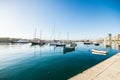 Valletta, Malta - November, 2018: Marina in Valletta Malta