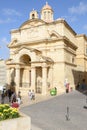 Our Lady of Victories Church at La Valletta on Malta Royalty Free Stock Photo