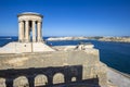 Valletta, Malta - Siege Bell War Memorial at the Grand Harbor Royalty Free Stock Photo